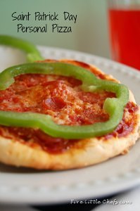 St. Patrick Day Personal Pizza