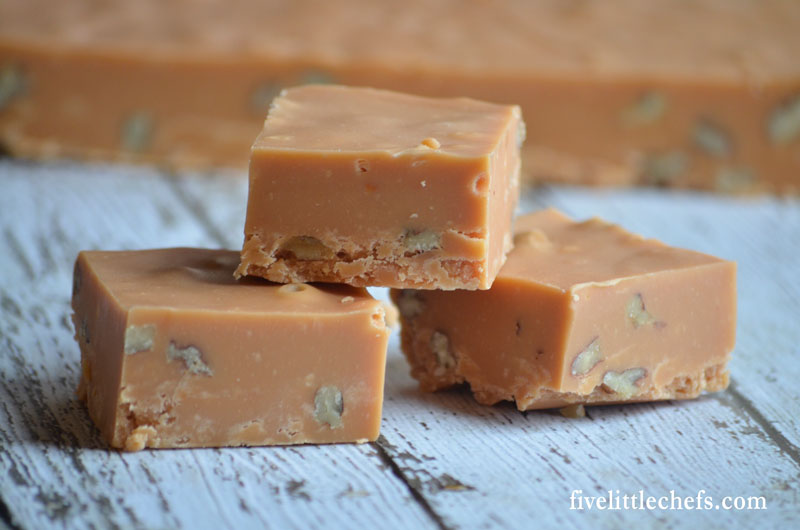 Easy Butterscotch Fudge with Pecans recipe. Perfect for Christmas or desserts for any time of the year. This fudge is so delicious and melts in your mouth.