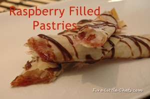 Raspberry Filled Pastries