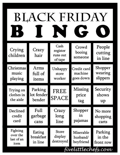 Black Friday Bingo