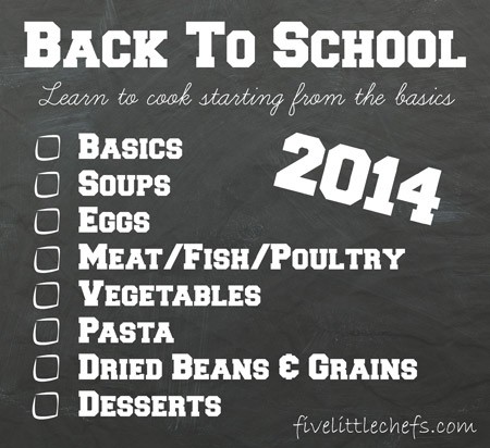 Cooking School 2014 with fivelittlechefs.com #kidscookingschool