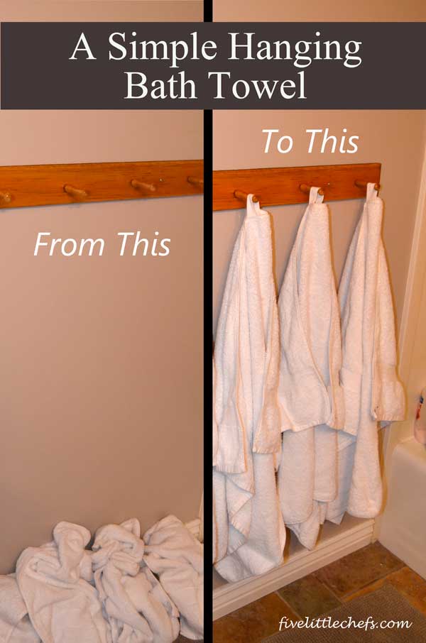 A Simple Hanging Bath Towel