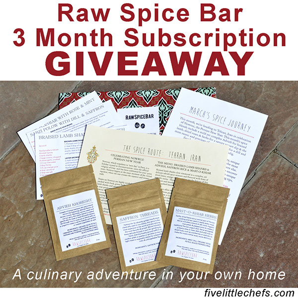 raw spice bar giveaway