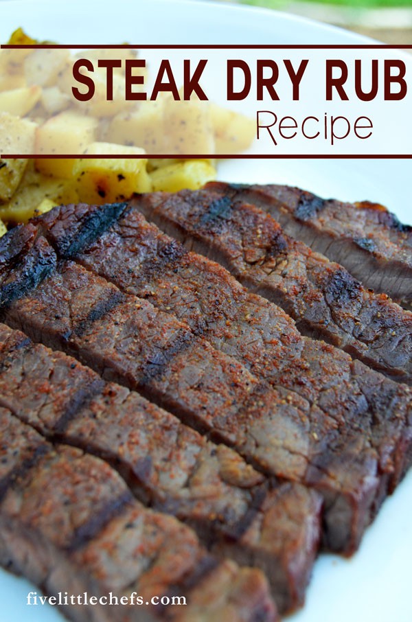 This steak dry rub bbq recipe is perfect for the summer. Grilling steak is one of our favorite dinner recipes. Add a dry rub to transform your steak.
