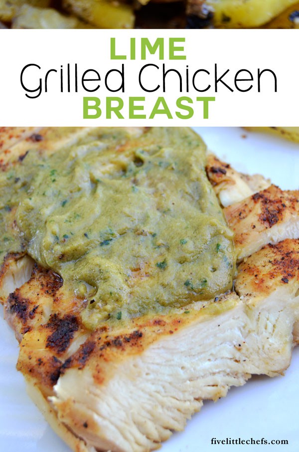 I'm always on the lookout for quick dinner recipes. Chicken recipes are even better! This grilled chicken breast recipe marinates while the grill is heating up. Add some avocado butter at the end or use it in fajitas!