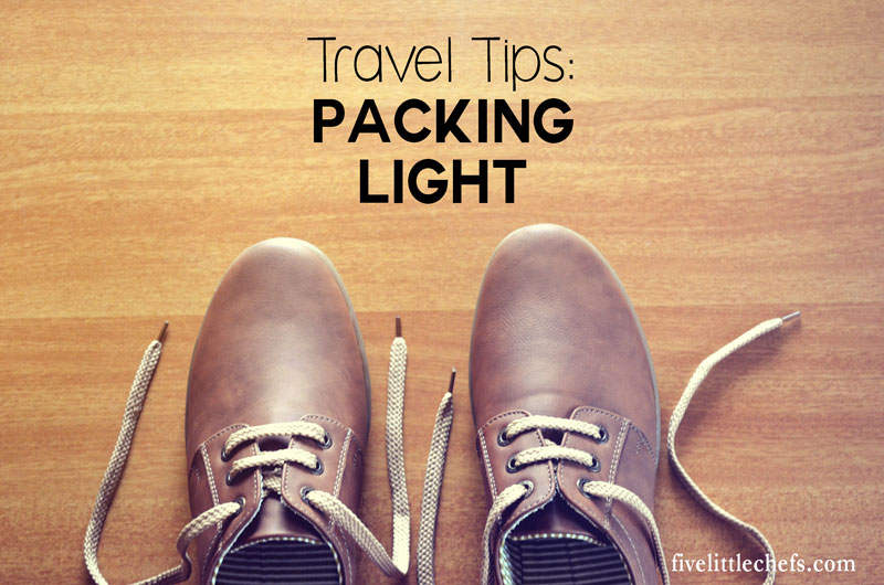 The three best rules of packing are pack light, pack light and pack light. I know we hear it a lot but putting this packing light principle into action is hard to do...especially if you have kids.