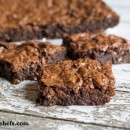 Easy Chocolate Pecan Brownie recipe made from a boxed mix and then taken to a new level with chocolate chips, coconut and pecans.
